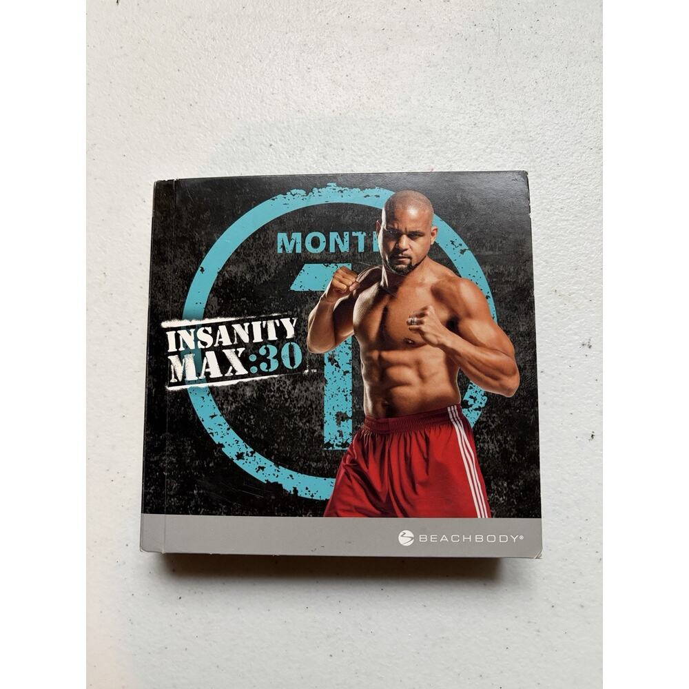 Insanity Max 30 10-DVD Cardio Home Workout Disc Set Shaun T Beachbody